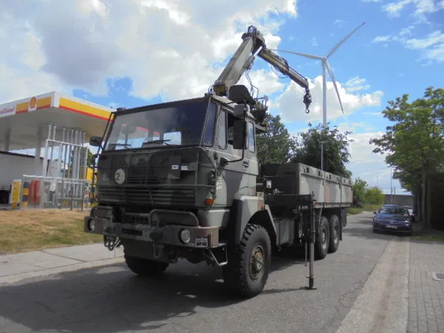 DAF YHZ 2300 6X6 + HIAB CRANE - Φορτηγό με ανοιχτή καρότσα, Φορτηγό με γερανό: φωτογραφία 1 DAF YHZ 2300 6X6 + HIAB CRANE - Φορτηγό με ανοιχτή καρότσα, Φορτηγό με γερανό: φωτογραφία 1