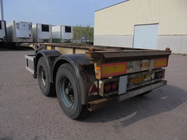 Επικαθήμενο μεταφοράς εμπορευματοκιβωτίων/ Κινητό αμάξωμα Groenewegen 20CC-15-18 STEEL SPRINGS: φωτογραφία 6 Επικαθήμενο μεταφοράς εμπορευματοκιβωτίων/ Κινητό αμάξωμα Groenewegen 20CC-15-18 STEEL SPRINGS: φωτογραφία 6