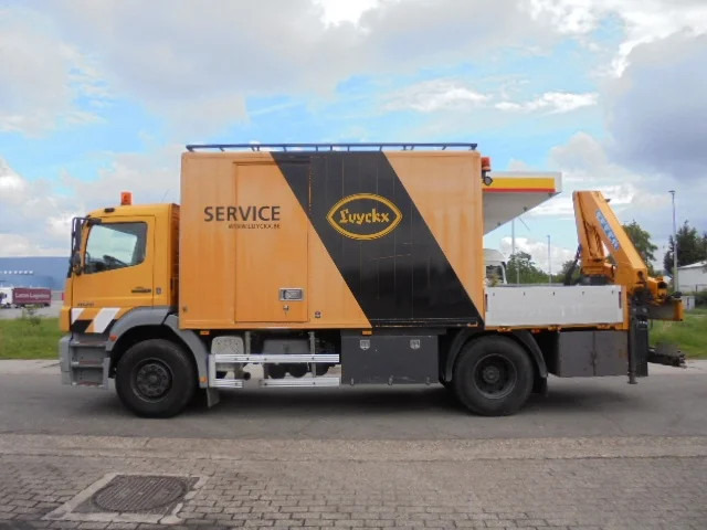 Mercedes-Benz Axor 1828 - Φορτηγό με γερανό: φωτογραφία 4 Mercedes-Benz Axor 1828 - Φορτηγό με γερανό: φωτογραφία 4