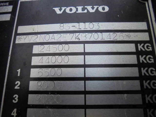 Volvo N 10 6X6 L + FASSI 3X IN STOCK - Φορτηγό με ανοιχτή καρότσα, Φορτηγό με γερανό: φωτογραφία 4 Volvo N 10 6X6 L + FASSI 3X IN STOCK - Φορτηγό με ανοιχτή καρότσα, Φορτηγό με γερανό: φωτογραφία 4