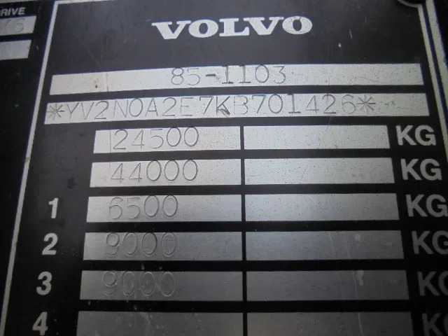 Volvo N 10 6X6 L + FASSI 3X IN STOCK - Φορτηγό με ανοιχτή καρότσα, Φορτηγό με γερανό: φωτογραφία 4 Volvo N 10 6X6 L + FASSI 3X IN STOCK - Φορτηγό με ανοιχτή καρότσα, Φορτηγό με γερανό: φωτογραφία 4