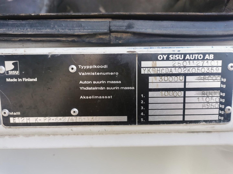 Φορτηγό με ανοιχτή καρότσα Sisu 12 E 480: φωτογραφία 13