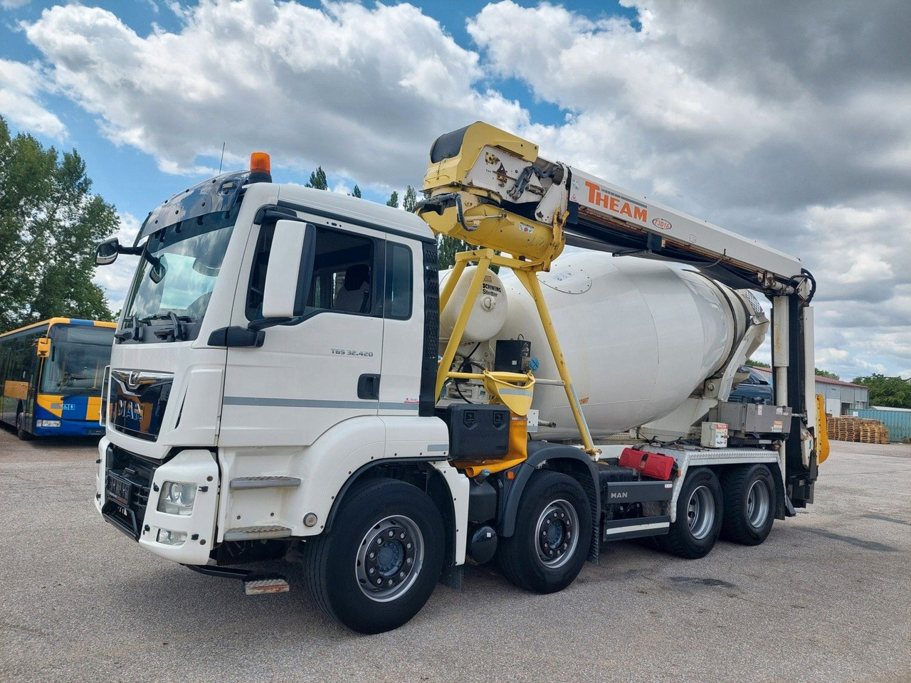 MAN TGS 32.420 BB Stetter AM 8 FHCBL + Theam T3D16 - Μπετονιέρα φορτηγό: φωτογραφία 1 MAN TGS 32.420 BB Stetter AM 8 FHCBL + Theam T3D16 - Μπετονιέρα φορτηγό: φωτογραφία 1