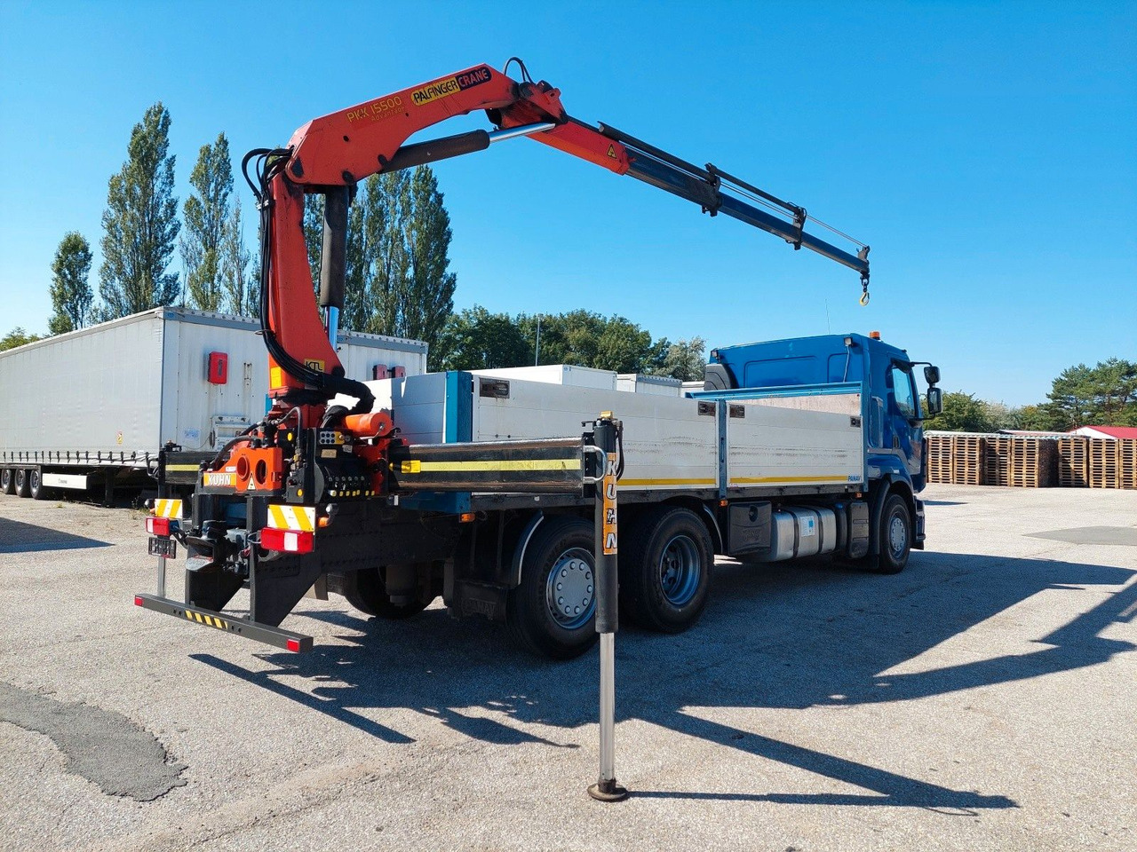 Renault Premium DXI R450.26 HR Palfinger PK 15.500 - Φορτηγό με ανοιχτή καρότσα, Φορτηγό με γερανό: φωτογραφία 4 Renault Premium DXI R450.26 HR Palfinger PK 15.500 - Φορτηγό με ανοιχτή καρότσα, Φορτηγό με γερανό: φωτογραφία 4