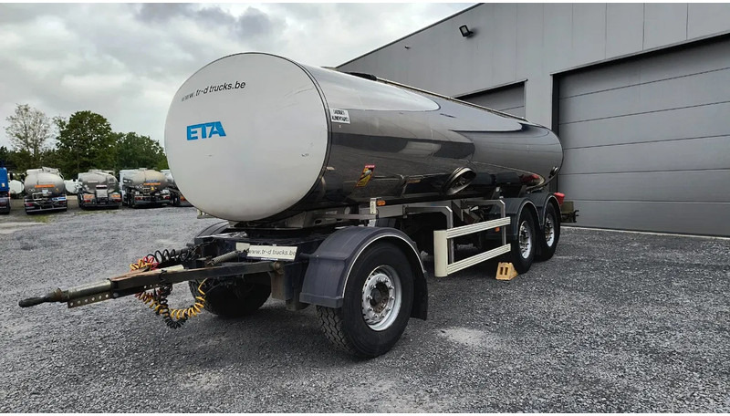 ETA 17500 L INSULATED INOX TANK - 1 COMP - Ρυμούλκα βυτίο: φωτογραφία 1 ETA 17500 L INSULATED INOX TANK - 1 COMP - Ρυμούλκα βυτίο: φωτογραφία 1