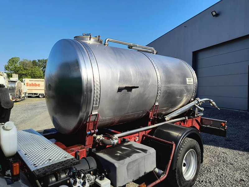 Φορτηγό βυτιοφόρο για τη μεταφορά γάλακτος Renault Midliner S135 - ONLY 54 400KM - SMALL TANK 3680L INSULATED INOX: φωτογραφία 16