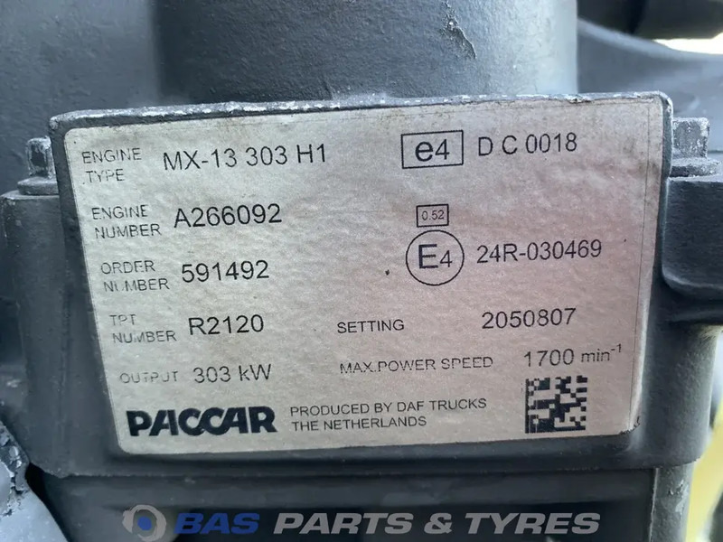DAF CF Euro 6 - Κινητήρας για Φορτηγό: φωτογραφία 5 DAF CF Euro 6 - Κινητήρας για Φορτηγό: φωτογραφία 5