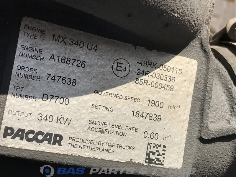 DAF CF85 Euro 4-5 - Κινητήρας για Φορτηγό: φωτογραφία 5 DAF CF85 Euro 4-5 - Κινητήρας για Φορτηγό: φωτογραφία 5