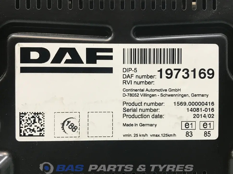 DAF XF106 Instrumentenpaneel DAF 1958084 - Ταμπλό αυτοκινήτου για Φορτηγό: φωτογραφία 3 DAF XF106 Instrumentenpaneel DAF 1958084 - Ταμπλό αυτοκινήτου για Φορτηγό: φωτογραφία 3