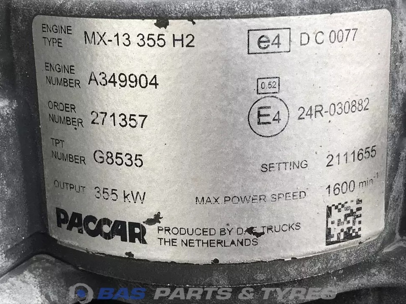 DAF XF106 Motor DAF MX13 355 H2 0452049 - Κινητήρας για Φορτηγό: φωτογραφία 5 DAF XF106 Motor DAF MX13 355 H2 0452049 - Κινητήρας για Φορτηγό: φωτογραφία 5