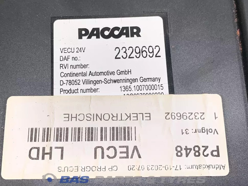 DAF - Ηλεκτρονική μονάδα ελέγχου για Φορτηγό: φωτογραφία 2 DAF - Ηλεκτρονική μονάδα ελέγχου για Φορτηγό: φωτογραφία 2