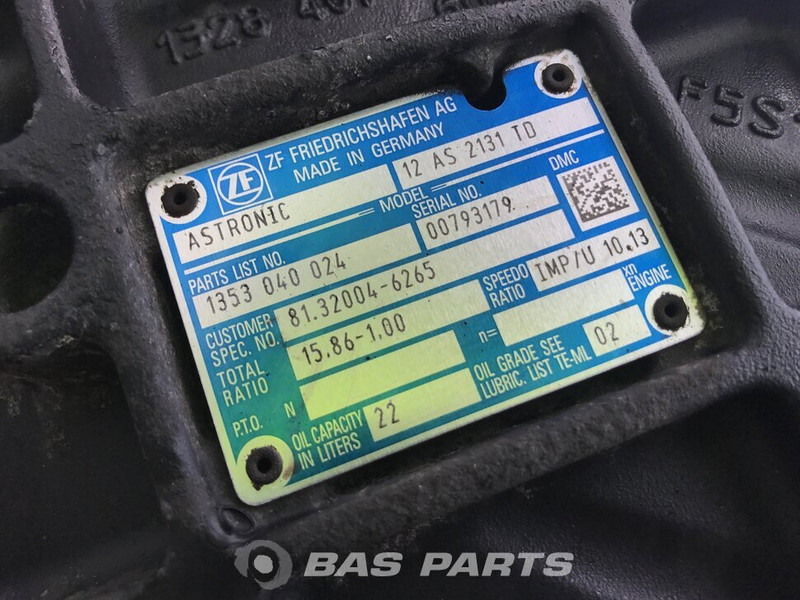 MAN TGX MAN 12AS2131 TD AS Tronic Versnellingsbak 81321010470 - Κιβώτιο ταχυτήτων για Φορτηγό: φωτογραφία 5 MAN TGX MAN 12AS2131 TD AS Tronic Versnellingsbak 81321010470 - Κιβώτιο ταχυτήτων για Φορτηγό: φωτογραφία 5