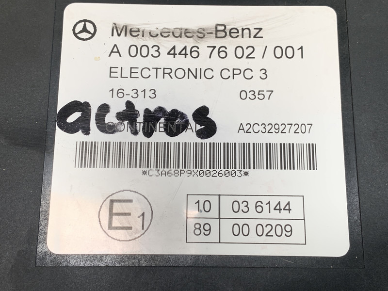 Mercedes-Benz Antos MP4 CPC3 module Mercedes A 003 446 70 02 - Ηλεκτρονική μονάδα ελέγχου για Φορτηγό: φωτογραφία 2 Mercedes-Benz Antos MP4 CPC3 module Mercedes A 003 446 70 02 - Ηλεκτρονική μονάδα ελέγχου για Φορτηγό: φωτογραφία 2