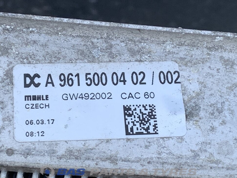 Mercedes-Benz Intercooler Mercedes A 961 500 04 02 - Ενδιάμεσος ψύκτης για Φορτηγό: φωτογραφία 3 Mercedes-Benz Intercooler Mercedes A 961 500 04 02 - Ενδιάμεσος ψύκτης για Φορτηγό: φωτογραφία 3