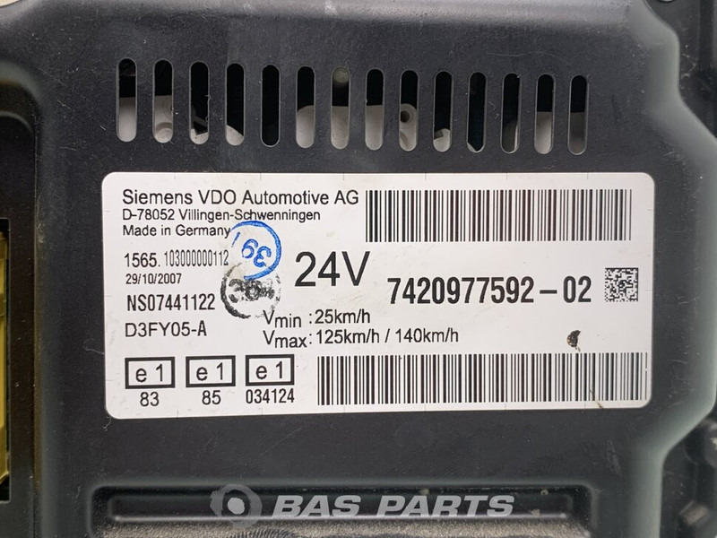 Renault Premium Euro 4-5 Instrumentenpaneel Renault 7420977592 - Ταμπλό αυτοκινήτου για Φορτηγό: φωτογραφία 3 Renault Premium Euro 4-5 Instrumentenpaneel Renault 7420977592 - Ταμπλό αυτοκινήτου για Φορτηγό: φωτογραφία 3