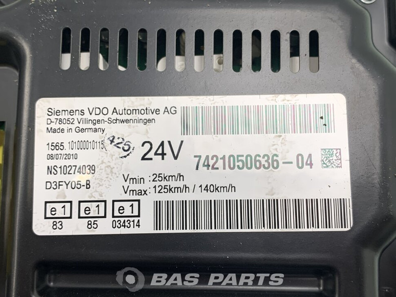 Renault Premium Euro 4-5 Instrumentenpaneel Renault 7421050636 - Ταμπλό αυτοκινήτου για Φορτηγό: φωτογραφία 3 Renault Premium Euro 4-5 Instrumentenpaneel Renault 7421050636 - Ταμπλό αυτοκινήτου για Φορτηγό: φωτογραφία 3