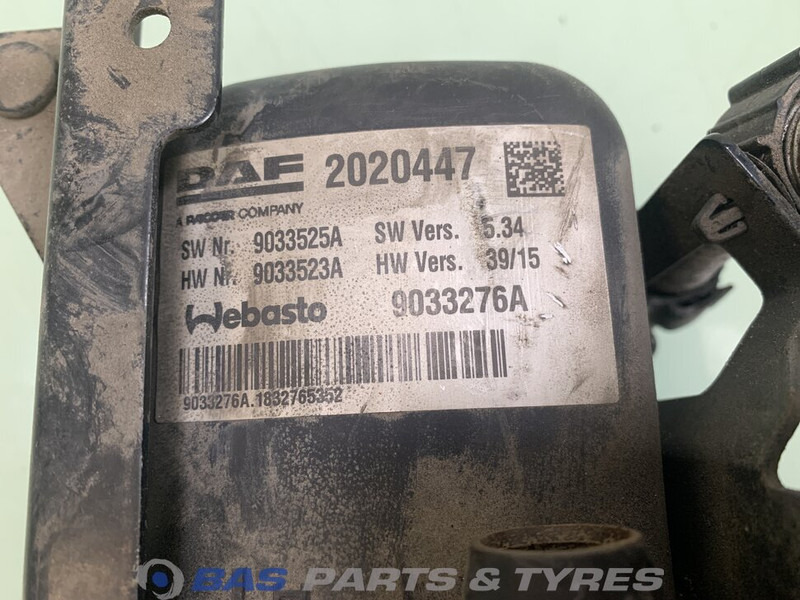 Webasto Standkachel DAF 2020447 - Ηλεκτρικό σύστημα για Φορτηγό: φωτογραφία 3 Webasto Standkachel DAF 2020447 - Ηλεκτρικό σύστημα για Φορτηγό: φωτογραφία 3