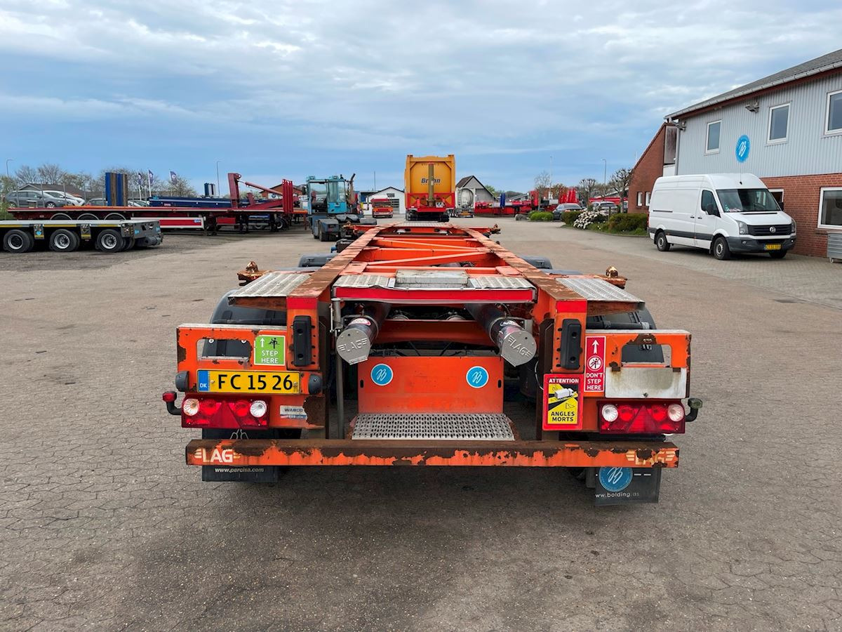 Επικαθήμενο μεταφοράς εμπορευματοκιβωτίων/ Κινητό αμάξωμα LAG 20 fods container: φωτογραφία 6