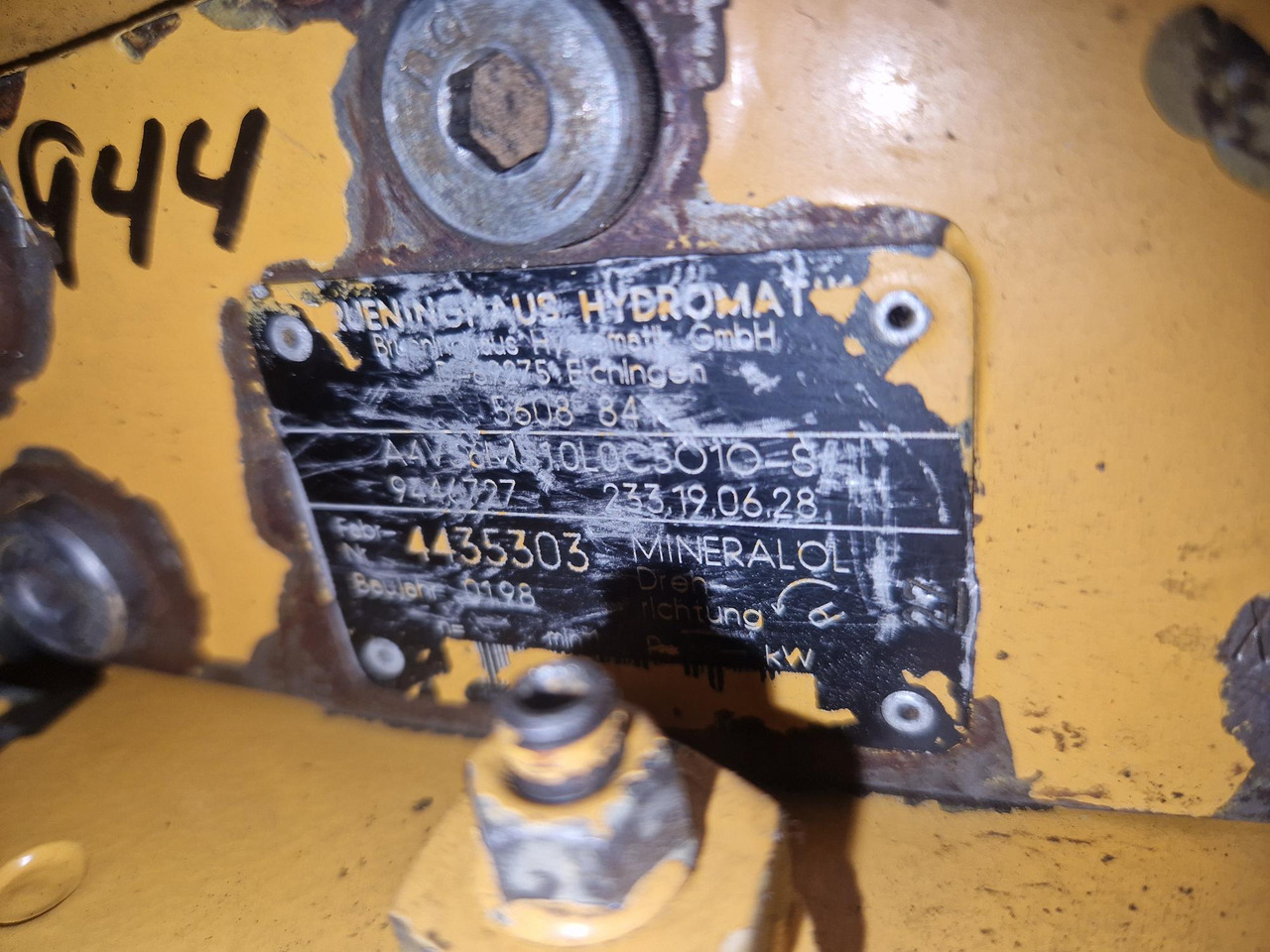 BRUENINGHAUS HYDROMATIC A4VG - Υδραυλική αντλία για Κατασκευή μηχανήματα: φωτογραφία 2 BRUENINGHAUS HYDROMATIC A4VG - Υδραυλική αντλία για Κατασκευή μηχανήματα: φωτογραφία 2