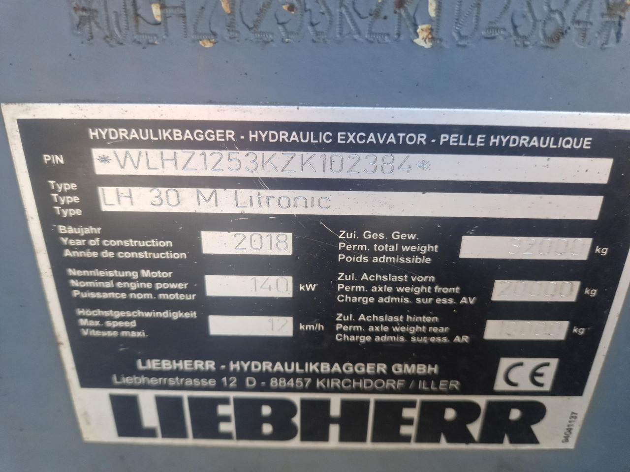 LIEBHERR LH30M - Μηχάνημα Διαχείρισης Υλικών: φωτογραφία 4 LIEBHERR LH30M - Μηχάνημα Διαχείρισης Υλικών: φωτογραφία 4