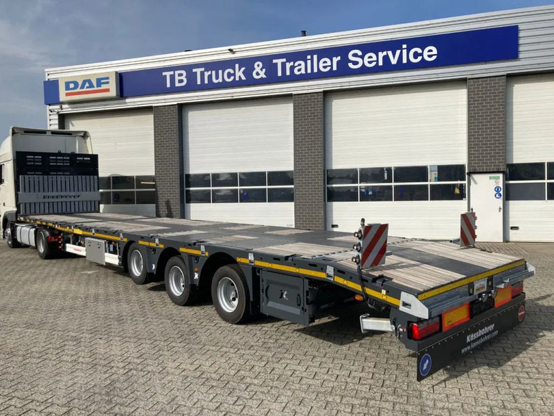Kässbohrer SPA M3 / 1N - 18 / 27 Heavy Duty uitschuifbare vlakke mega trailer met liftas, rongen en oprijplaten - Επικαθήμενο κόφα: φωτογραφία 5 Kässbohrer SPA M3 / 1N - 18 / 27 Heavy Duty uitschuifbare vlakke mega trailer met liftas, rongen en oprijplaten - Επικαθήμενο κόφα: φωτογραφία 5