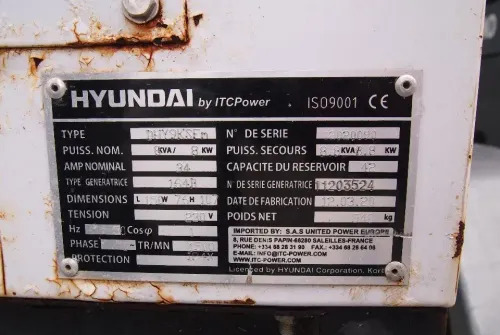 Βιομηχανική γεννήτρια Agregat prądotwórczy Hiunday maszt oświetleniowy: φωτογραφία 9 Βιομηχανική γεννήτρια Agregat prądotwórczy Hiunday maszt oświetleniowy: φωτογραφία 9