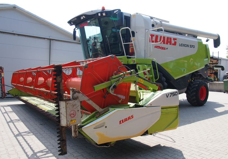 Kombajn zbożawy Claas Lexon 570 Kombajn zbożowy CLAAS LEXION 570+ heder VARIO 7,5m - Θεριζοαλωνιστική μηχανή: φωτογραφία 2 Kombajn zbożawy Claas Lexon 570 Kombajn zbożowy CLAAS LEXION 570+ heder VARIO 7,5m - Θεριζοαλωνιστική μηχανή: φωτογραφία 2