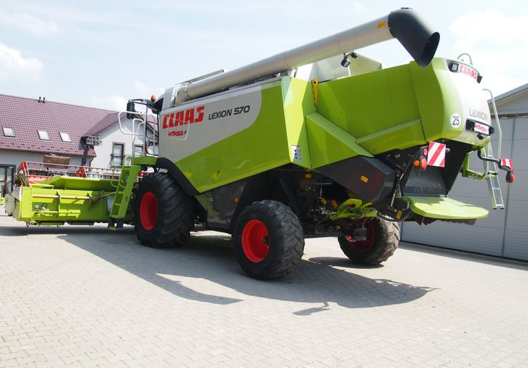 Kombajn zbożawy Claas Lexon 570 Kombajn zbożowy CLAAS LEXION 570+ heder VARIO 7,5m - Θεριζοαλωνιστική μηχανή: φωτογραφία 5 Kombajn zbożawy Claas Lexon 570 Kombajn zbożowy CLAAS LEXION 570+ heder VARIO 7,5m - Θεριζοαλωνιστική μηχανή: φωτογραφία 5