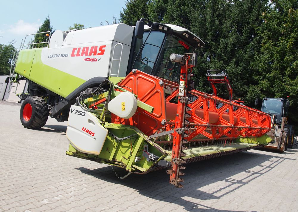 Kombajn zbożawy Claas Lexon 570 Kombajn zbożowy CLAAS LEXION 570+ heder VARIO 7,5m - Θεριζοαλωνιστική μηχανή: φωτογραφία 3 Kombajn zbożawy Claas Lexon 570 Kombajn zbożowy CLAAS LEXION 570+ heder VARIO 7,5m - Θεριζοαλωνιστική μηχανή: φωτογραφία 3