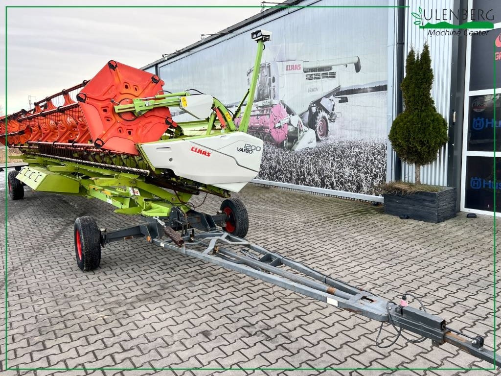 Claas Vario 1200  - Θεριζοαλωνιστική μηχανή - κεφαλή: φωτογραφία 4 Claas Vario 1200  - Θεριζοαλωνιστική μηχανή - κεφαλή: φωτογραφία 4