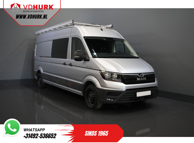 MAN TGE 3.180 180 pk DSG Aut. L4H3 DC Dubbel Cabine BPM VRIJ! 7 pers./ 270Gr. Deuren/ Carplay/ Imperiaal + Trap/ Gev.Stoel/ Cruise/ Came - Βαν, Διπλοκάμπινο ελαφρύ επαγγελματικό: φωτογραφία 1 MAN TGE 3.180 180 pk DSG Aut. L4H3 DC Dubbel Cabine BPM VRIJ! 7 pers./ 270Gr. Deuren/ Carplay/ Imperiaal + Trap/ Gev.Stoel/ Cruise/ Came - Βαν, Διπλοκάμπινο ελαφρύ επαγγελματικό: φωτογραφία 1