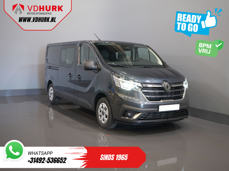 Renault Trafic 2.0 dCi 130 pk L2 BPM VRIJ! DC Dubbel Cabine LED/ 2xSchuifdeur/ Navi/ Carplay/ Camera/ PDC/ Cruise - Μικρό βαν, Διπλοκάμπινο ελαφρύ επαγγελματικό: φωτογραφία 1 Renault Trafic 2.0 dCi 130 pk L2 BPM VRIJ! DC Dubbel Cabine LED/ 2xSchuifdeur/ Navi/ Carplay/ Camera/ PDC/ Cruise - Μικρό βαν, Διπλοκάμπινο ελαφρύ επαγγελματικό: φωτογραφία 1