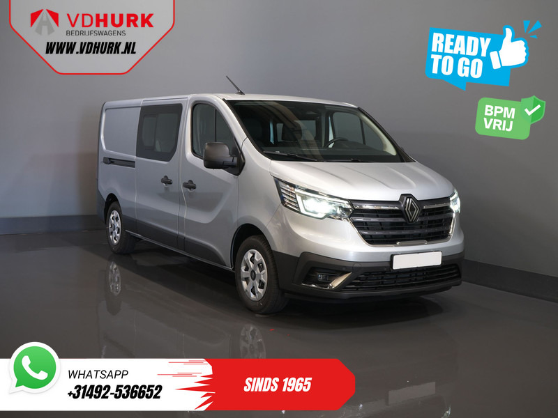 Renault Trafic 2.0 dCi 130 pk L2 BPM VRIJ! DC Dubbel Cabine LED/ 2xSchuifdeur/ Navi/ Carplay/ Camera/ PDC/ Cruise - Μικρό βαν, Διπλοκάμπινο ελαφρύ επαγγελματικό: φωτογραφία 1 Renault Trafic 2.0 dCi 130 pk L2 BPM VRIJ! DC Dubbel Cabine LED/ 2xSchuifdeur/ Navi/ Carplay/ Camera/ PDC/ Cruise - Μικρό βαν, Διπλοκάμπινο ελαφρύ επαγγελματικό: φωτογραφία 1