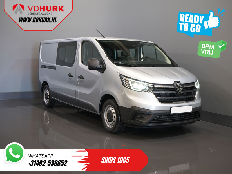 Renault Trafic 2.0 dCi 130 pk L2 BPM VRIJ! DC Dubbel Cabine LED/ 2xSchuifdeur/ Navi/ Carplay/ Camera/ PDC/ Cruise - Μικρό βαν, Διπλοκάμπινο ελαφρύ επαγγελματικό: φωτογραφία 1 Renault Trafic 2.0 dCi 130 pk L2 BPM VRIJ! DC Dubbel Cabine LED/ 2xSchuifdeur/ Navi/ Carplay/ Camera/ PDC/ Cruise - Μικρό βαν, Διπλοκάμπινο ελαφρύ επαγγελματικό: φωτογραφία 1