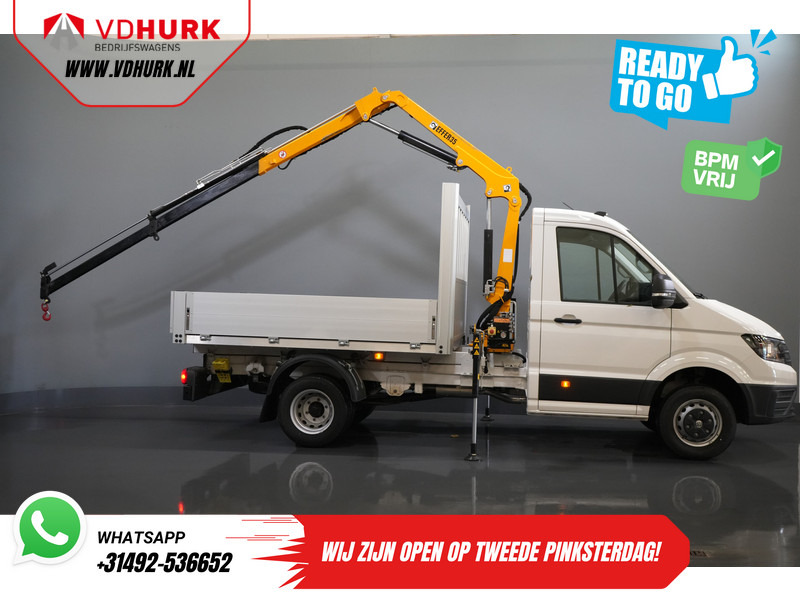 Volkswagen Crafter 50 165 pk Effer 352S Kraan/ Crane/ Kran/ Autokran/ PTO/ Open laadbak/ Dubbel Lucht - Μικρό φορτηγό με καρότσα: φωτογραφία 2 Volkswagen Crafter 50 165 pk Effer 352S Kraan/ Crane/ Kran/ Autokran/ PTO/ Open laadbak/ Dubbel Lucht - Μικρό φορτηγό με καρότσα: φωτογραφία 2