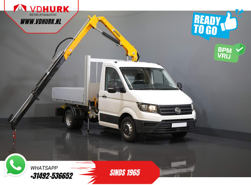 Volkswagen Crafter 50 165 pk Effer 352S Kraan/ Crane/ Kran/ Autokran/ PTO/ Open laadbak/ Dubbel Lucht - Μικρό φορτηγό με καρότσα: φωτογραφία 1 Volkswagen Crafter 50 165 pk Effer 352S Kraan/ Crane/ Kran/ Autokran/ PTO/ Open laadbak/ Dubbel Lucht - Μικρό φορτηγό με καρότσα: φωτογραφία 1