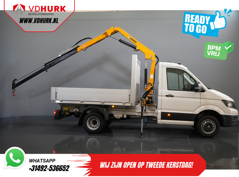 Volkswagen Crafter 50 165 pk Effer 352S Kraan/ Crane/ Kran/ Autokran/ PTO/ Open laadbak/ Dubbel Lucht - Μικρό φορτηγό με καρότσα: φωτογραφία 2 Volkswagen Crafter 50 165 pk Effer 352S Kraan/ Crane/ Kran/ Autokran/ PTO/ Open laadbak/ Dubbel Lucht - Μικρό φορτηγό με καρότσα: φωτογραφία 2