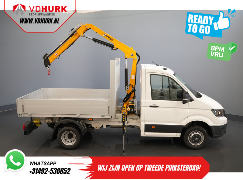 Volkswagen Crafter 50 165 pk Effer 352S Kraan/ Crane/ Kran/ Autokran/ PTO/ Open laadbak/ Dubbel Lucht - Μικρό φορτηγό με καρότσα: φωτογραφία 4 Volkswagen Crafter 50 165 pk Effer 352S Kraan/ Crane/ Kran/ Autokran/ PTO/ Open laadbak/ Dubbel Lucht - Μικρό φορτηγό με καρότσα: φωτογραφία 4
