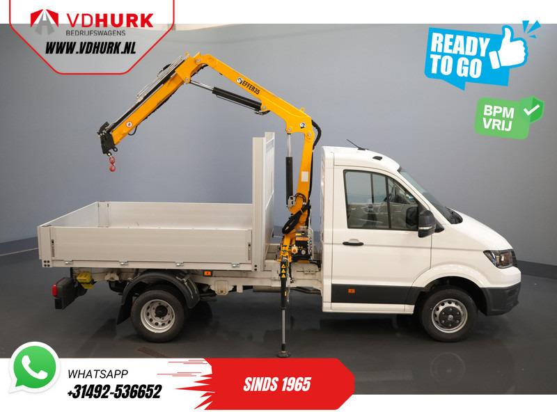 Volkswagen Crafter 50 165 pk Effer 352S Kraan/ Crane/ Kran/ Autokran/ PTO/ Open laadbak/ Dubbel Lucht - Μικρό φορτηγό με καρότσα: φωτογραφία 4 Volkswagen Crafter 50 165 pk Effer 352S Kraan/ Crane/ Kran/ Autokran/ PTO/ Open laadbak/ Dubbel Lucht - Μικρό φορτηγό με καρότσα: φωτογραφία 4