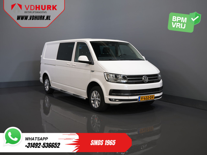 Volkswagen Transporter T6 2.0 TDI 150 pk DSG Aut. L2 Highline E6 DC Dubbel Cabine BPM VRIJ! Carplay/ Alarm/ Leder/ Cruise/ PDC/ Sidebars/ Trekhaak/ LMV - Μικρό βαν, Διπλοκάμπινο ελαφρύ επαγγελματικό: φωτογραφία 1 Volkswagen Transporter T6 2.0 TDI 150 pk DSG Aut. L2 Highline E6 DC Dubbel Cabine BPM VRIJ! Carplay/ Alarm/ Leder/ Cruise/ PDC/ Sidebars/ Trekhaak/ LMV - Μικρό βαν, Διπλοκάμπινο ελαφρύ επαγγελματικό: φωτογραφία 1