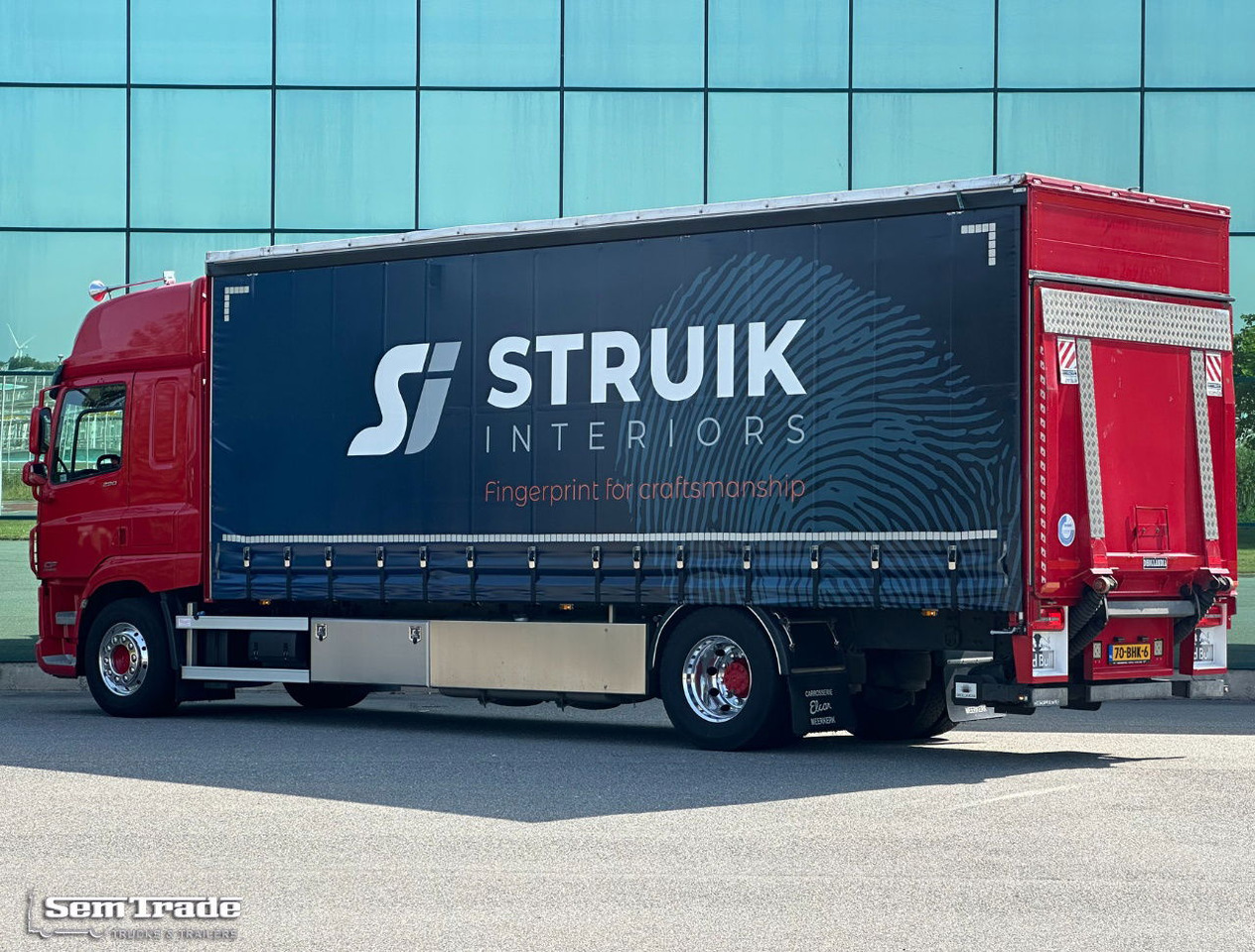 DAF CF 290 FA Space CAB Hardhouten Vloer 2500 KG Klep Nieuw Staat - Φορτηγό κόφα: φωτογραφία 3 DAF CF 290 FA Space CAB Hardhouten Vloer 2500 KG Klep Nieuw Staat - Φορτηγό κόφα: φωτογραφία 3