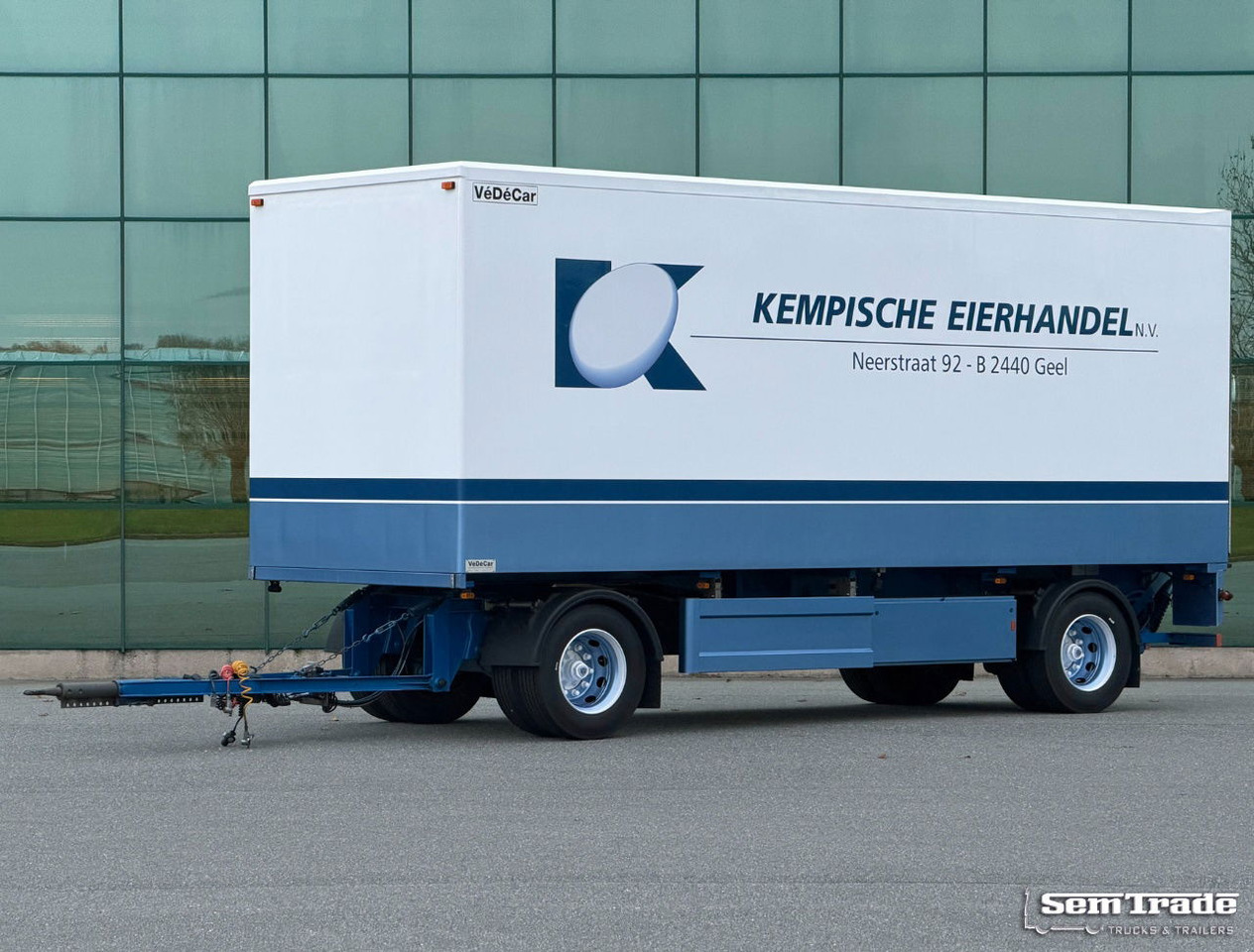 Groenewegen DRA-10-10-2 VéDéCar Isolated BOX BPW Axles Disc Brakes Tail Lift NEW Condition - Ρυμούλκα κόφα: φωτογραφία 1 Groenewegen DRA-10-10-2 VéDéCar Isolated BOX BPW Axles Disc Brakes Tail Lift NEW Condition - Ρυμούλκα κόφα: φωτογραφία 1