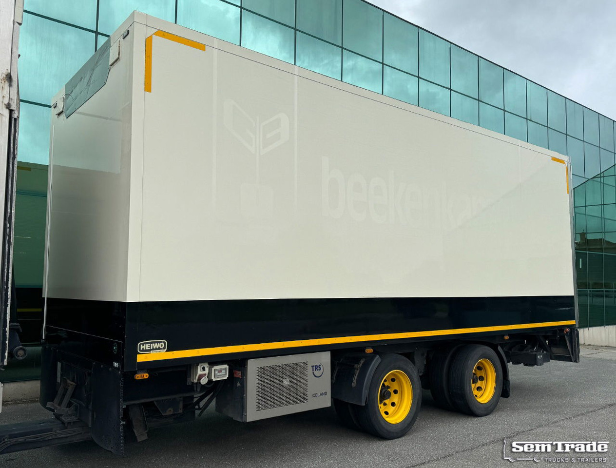 HTF Heiwo Isolated BOX TRS Cooling Tail Lift Holland-Trailer - Ρυμούλκα ψυγείο: φωτογραφία 1 HTF Heiwo Isolated BOX TRS Cooling Tail Lift Holland-Trailer - Ρυμούλκα ψυγείο: φωτογραφία 1