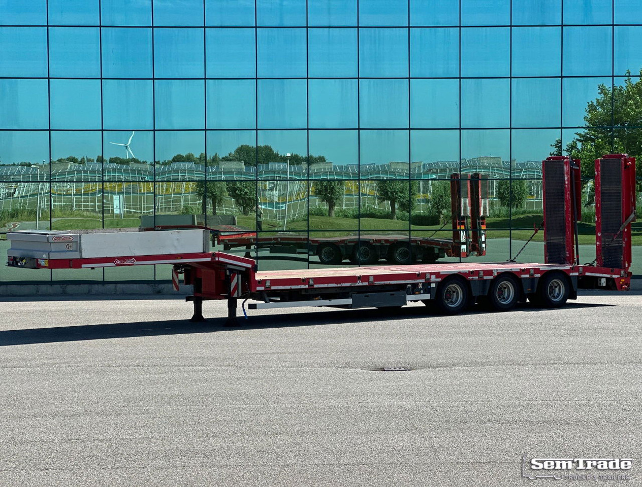 Nooteboom OSD-48-003 Semi 3 Axles Hydraulic Ramps Hinge TOP Condition - Επικαθήμενο με χαμηλό δάπεδο: φωτογραφία 1 Nooteboom OSD-48-003 Semi 3 Axles Hydraulic Ramps Hinge TOP Condition - Επικαθήμενο με χαμηλό δάπεδο: φωτογραφία 1