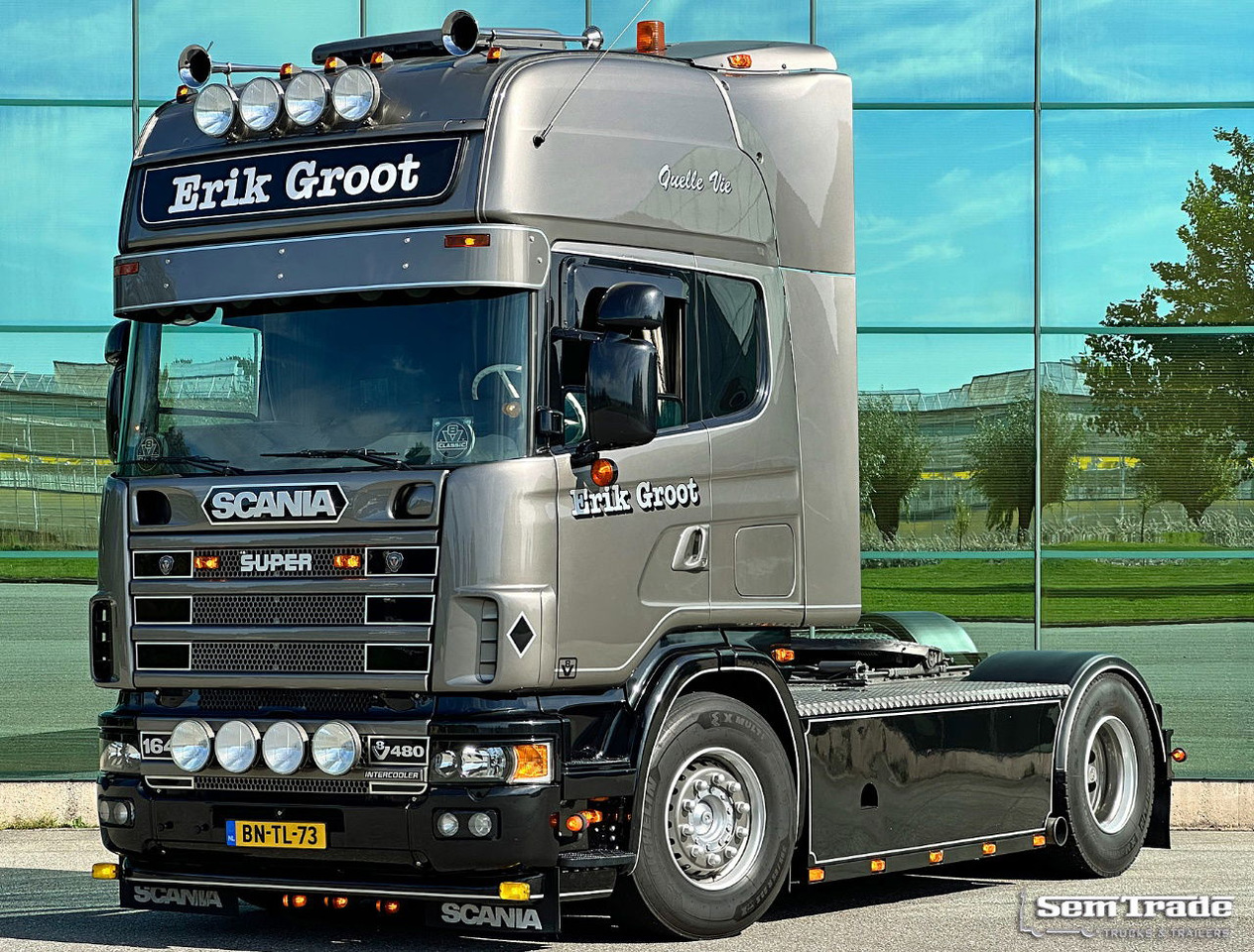 Scania R164-480 V8 Retarder Manual Gearbox Showtruck Completely Rebuild Unique Condition - Τράκτορας: φωτογραφία 1 Scania R164-480 V8 Retarder Manual Gearbox Showtruck Completely Rebuild Unique Condition - Τράκτορας: φωτογραφία 1