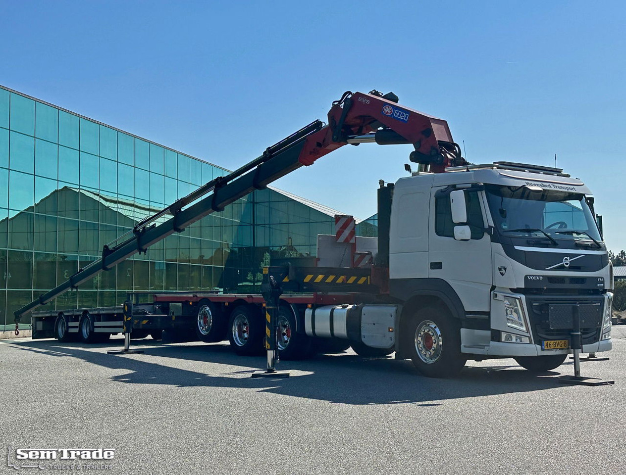 Volvo FMX 540 8X4 HMF 6020 K8 Kraan 231.000 KM + 2023 Sterk Trailer Super Condit - Φορτηγό με γερανό: φωτογραφία 5 Volvo FMX 540 8X4 HMF 6020 K8 Kraan 231.000 KM + 2023 Sterk Trailer Super Condit - Φορτηγό με γερανό: φωτογραφία 5