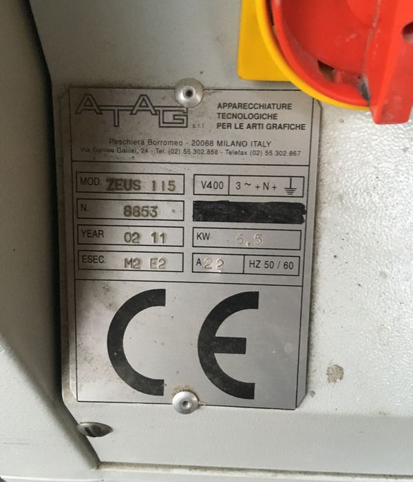 Materiel d'imprimerie - Μηχανή κοπής χαρτιού: φωτογραφία 3 Materiel d'imprimerie - Μηχανή κοπής χαρτιού: φωτογραφία 3