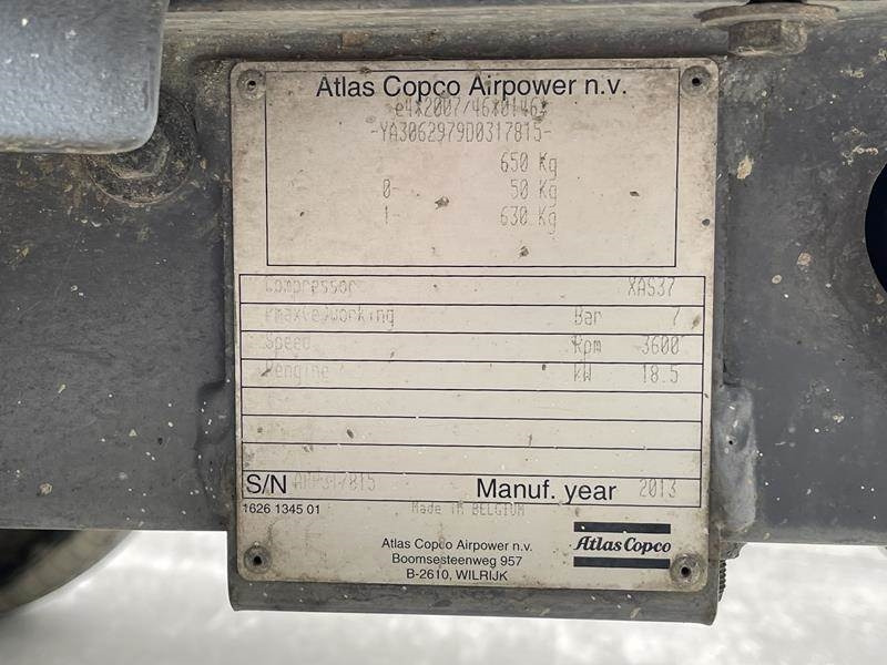 Atlas-Copco XAS 37 KD - Αεροσυμπιεστής: φωτογραφία 5 Atlas-Copco XAS 37 KD - Αεροσυμπιεστής: φωτογραφία 5