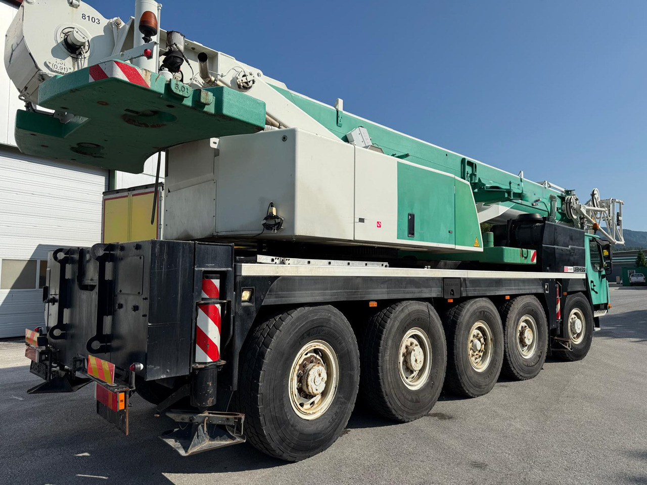 LIEBHERR LTM 1100-5.2 - Τηλεσκοπικός γερανός: φωτογραφία 3 LIEBHERR LTM 1100-5.2 - Τηλεσκοπικός γερανός: φωτογραφία 3