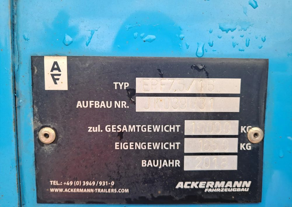 Ανοιχτό αμάξωμα Krone Platforma 7,45 Ackermann: φωτογραφία 7